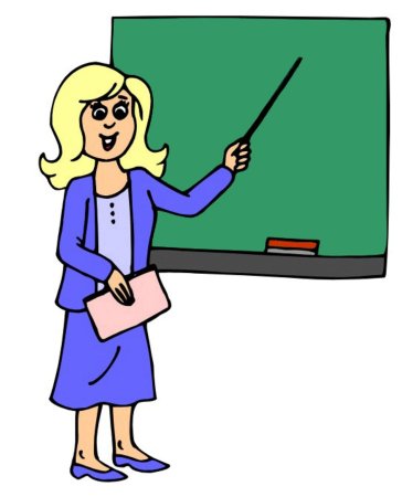 Учительница рисунок