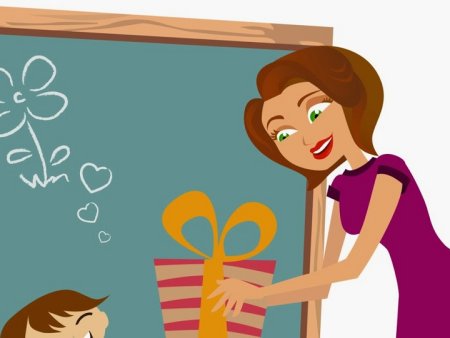 Учительница и ученица рисунок