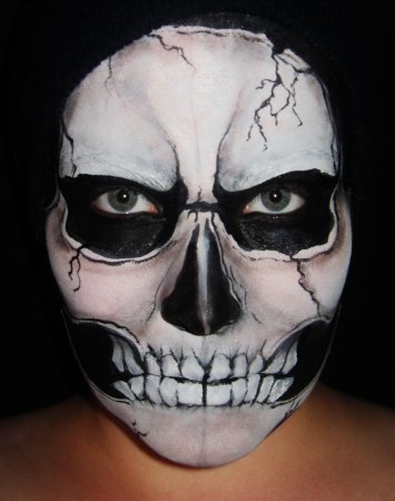 Маски на Хэллоуин аквагрим