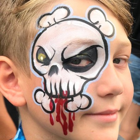 Аквагрим для девочек лёгкие маленькие