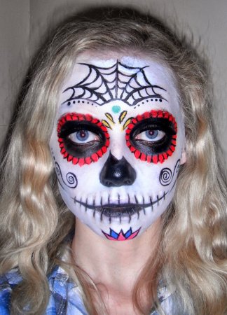 Аквагрим на Хэллоуин легкий мальчиков