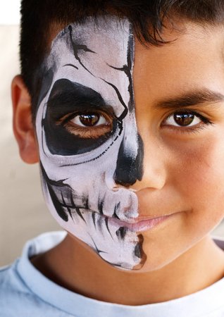 Аквагрим маски для Хэллоуина