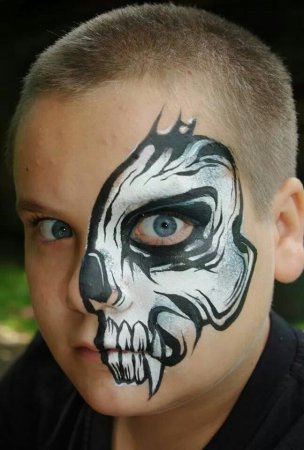 Маска лица для рисования