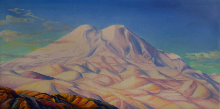 Гора Эльбрус рисунок