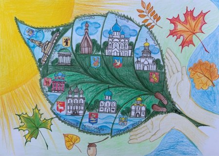 Золотое кольцо России детские рисунки