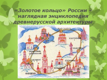 Золотое кольцо России изо