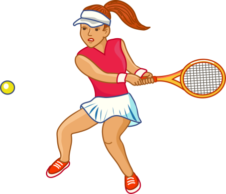 Теннисист мультяшный