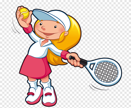 Теннисист мультяшный