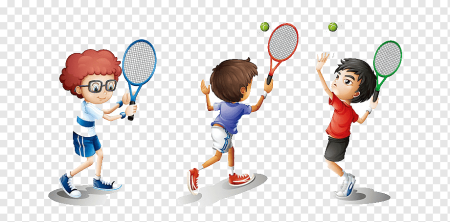 Мультяшные теннисисты