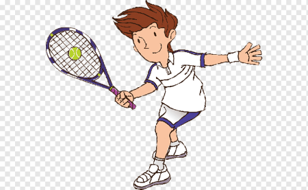 Теннисист мультяшный