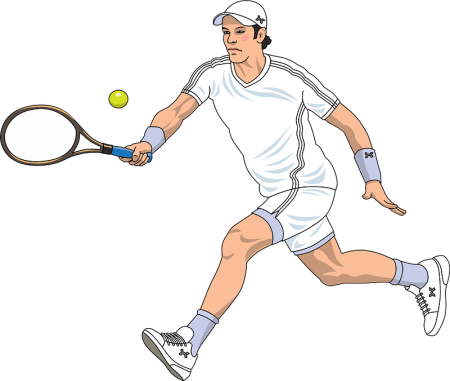 Мультяшные теннисисты