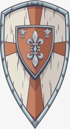 Нарисовать щит и меч