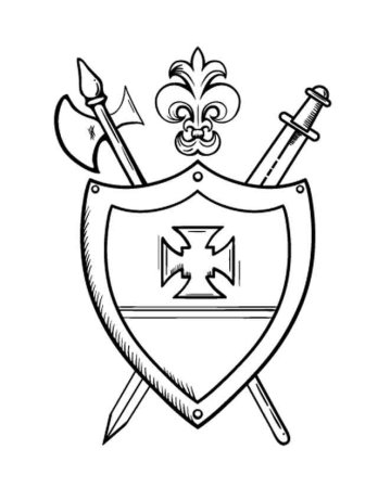 Щит трафарет