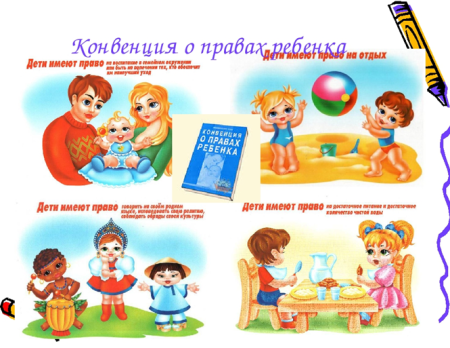 Конвенция в картинках для детей