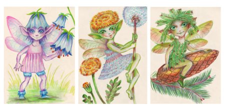 Эльфы Рисованные детский