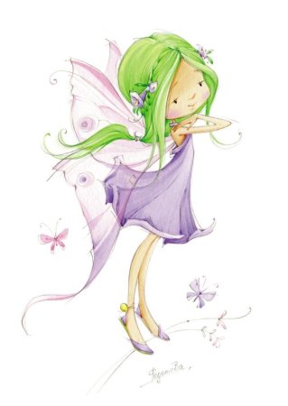 Девочки и феечки художника-иллюстратора Марины Федотовой.