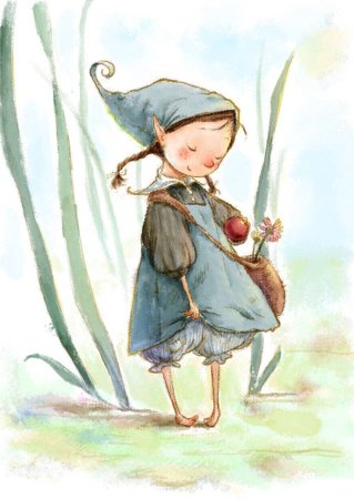 Детская иллюстрация акварель