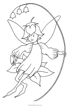 Детские эльфы раскраска