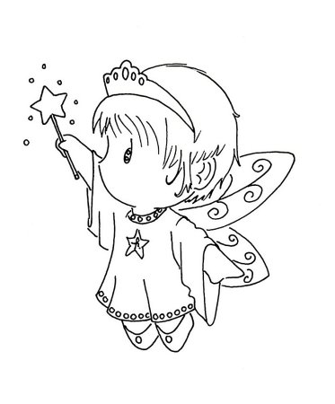 Раскраска. Феи