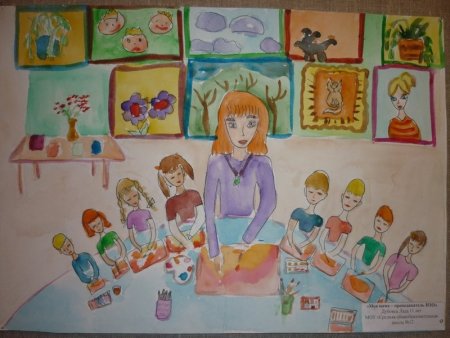 Рисование на тему мой любимый детский сад