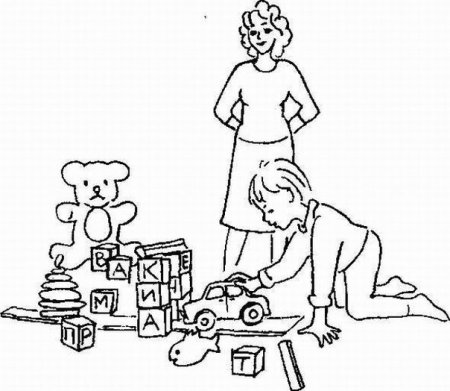 Раскраски на тему воспитатель