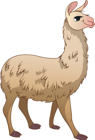 Лама клипарт