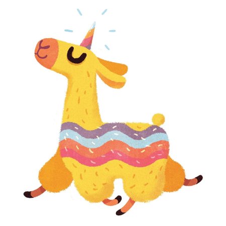 Лама детская иллюстрация