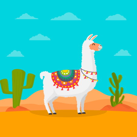 Альпака раскраска для детей