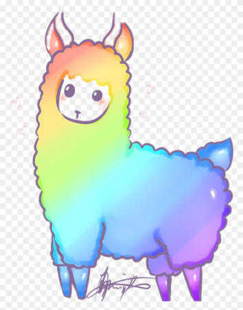 Лама животное раскраска для детей