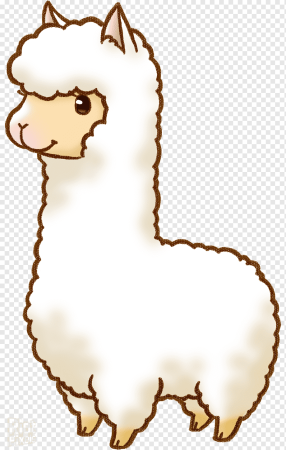 Лама раскраска для детей