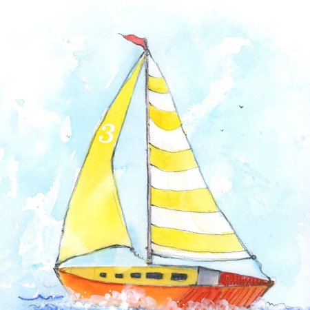 Кораблик рисунок для детей