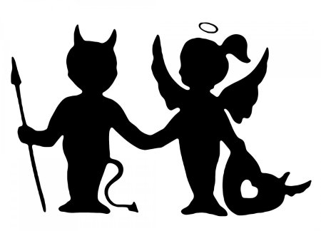Ангелочек и дьяволенок