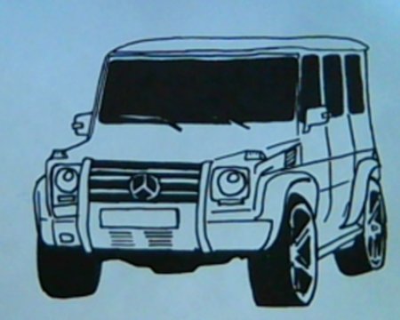 Нарисовать Гелендваген