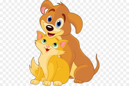 Мультяшные котики и собачки