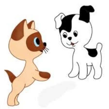 Котенок по имени Гав и щенок