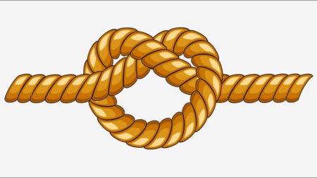 Веревка нарисованная