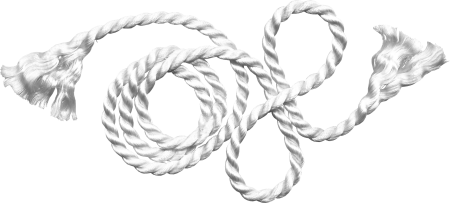 Веревка на прозрачном фоне