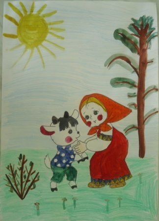 Русские народные сказки рисунки детей