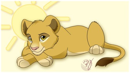 Король Лев аниме львята