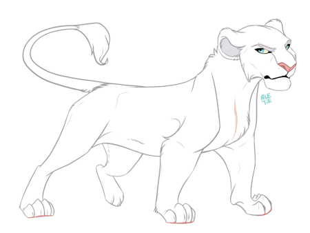 Раскраска Король Лев семья