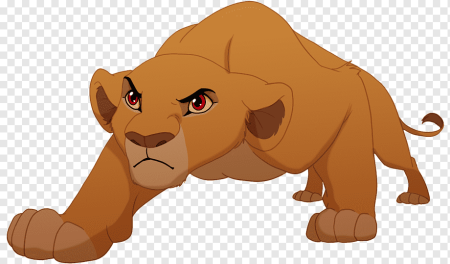 Король Лев Киара на белом фоне