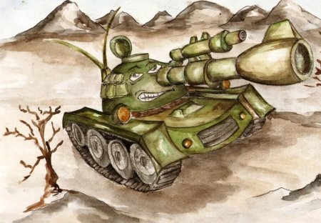 Рисование танка