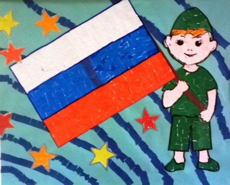 Рисунок на военную тематику