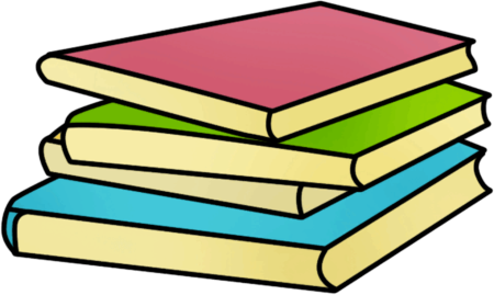 Стопка книг мультяшная