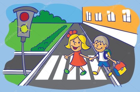 Рисунки пешехода детские