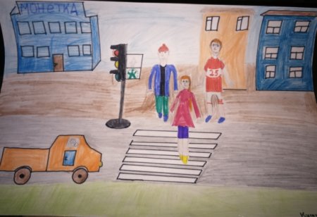 Рисование пешеходы в ДОУ