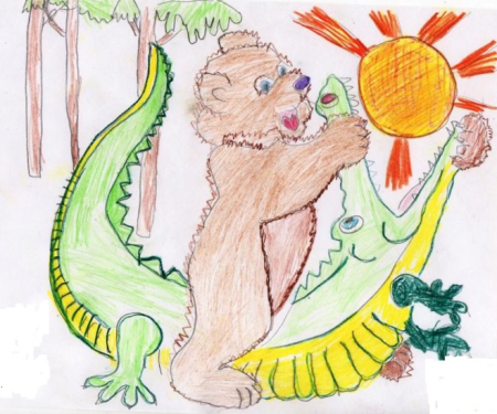 Рисование по сказке Муха Цокотуха в подготовительной группе