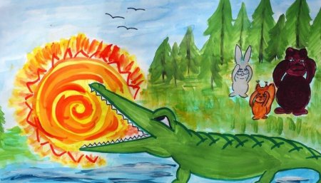 Иллюстрация к Федорино горе 2 класс