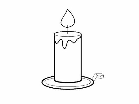Свеча для срисовки