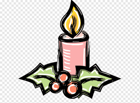 Свечка нарисованная